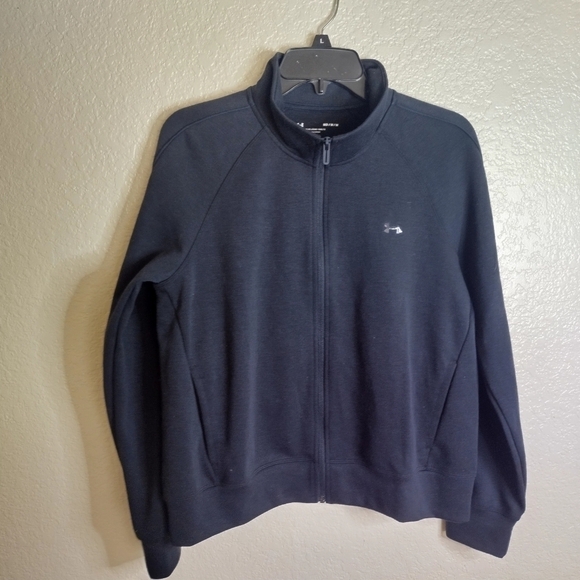 NWT UNDER ARMOR full zip long sleeve jacket sz M - Picture 1 of 8